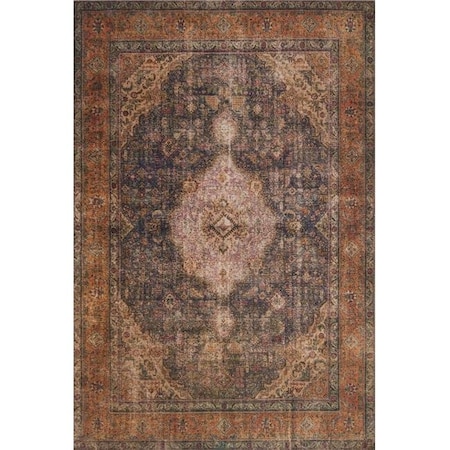 Loloi Loloi Rugs LORELQ-02PLML2339 2 ft. 3 in. x 3 ft. 9 in. Loren Hand Knotted Rug; Plum & Multi LORELQ-02PLML2339